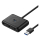 Hub USB UGREEN Hub CR113 USB do 4x USB 3.0 5Gbps 1m czarny